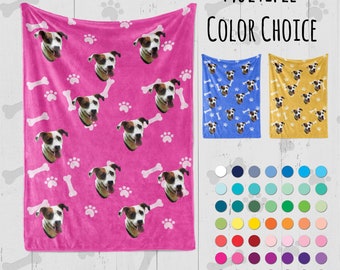 Personalized Pet Dog Name Blanket / Custom Pet Blanket / Pet | Etsy