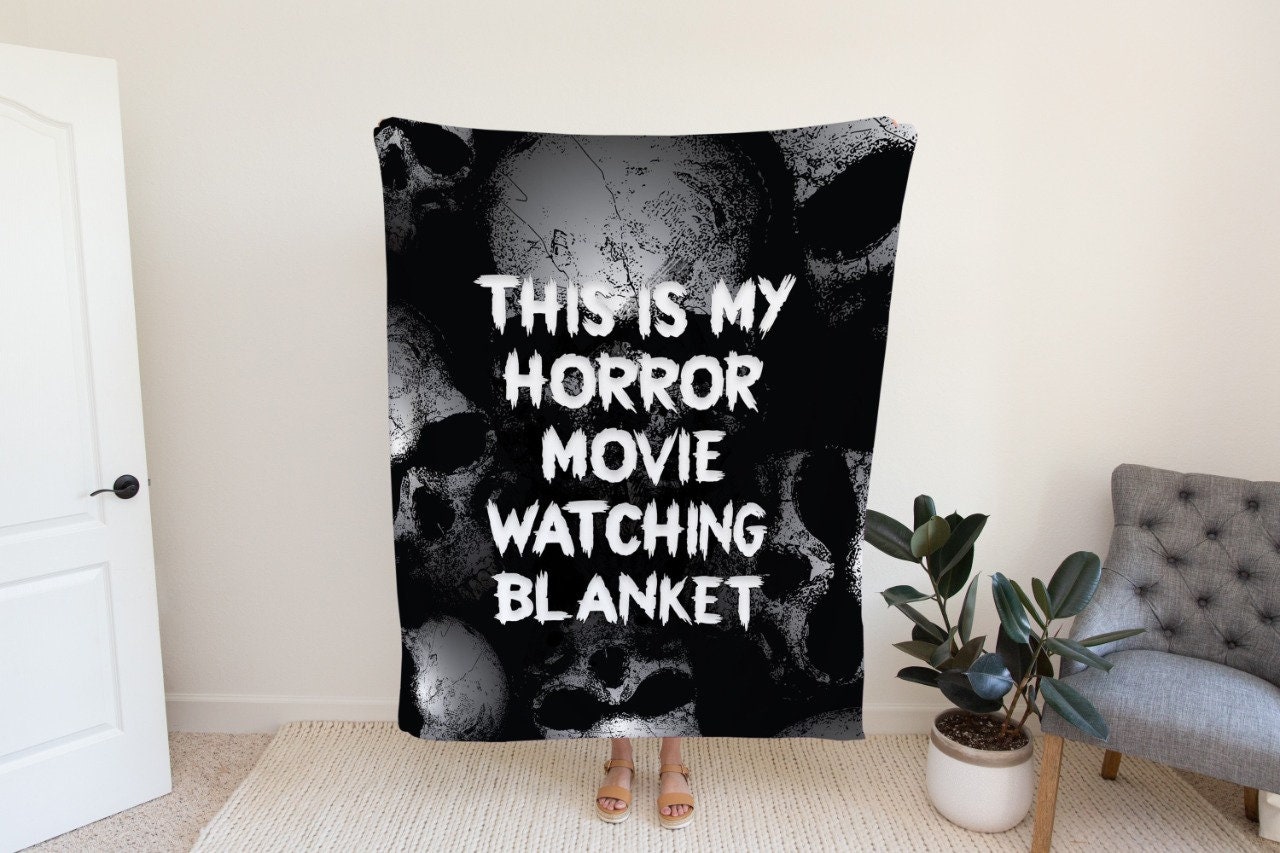Personalized This is My Horror Movie Watching Blanket Horror Movie Christmas Fan Gift Horror Character Movie Watching Blanket Etsy Canada