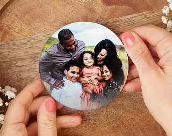 Posavasos con foto personalizado, posavasos de cerámica con foto personalizado, posavasos de cerámica personalizado, regalo de decoración del hogar, regalo de inauguración de la casa, azulejo de 4 x 4