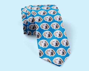 Custom Photo Tie, Personalized Pet Photo Tie, Personalized Ties, Custom Printed Ties, Picture Ties, Photo Gift, Custom Christmas Photo Ties