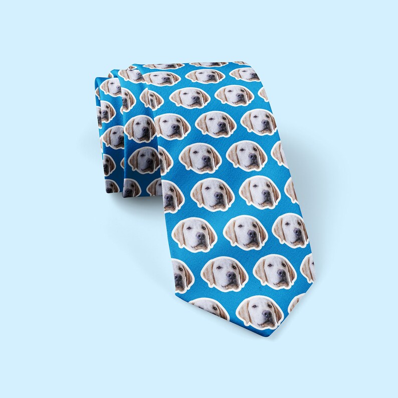 personalized dog tie