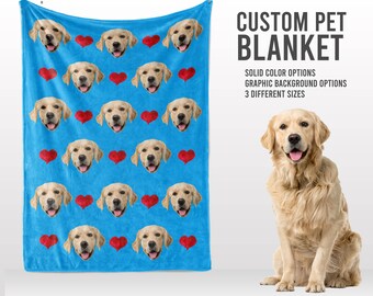etsy personalized dog blankets