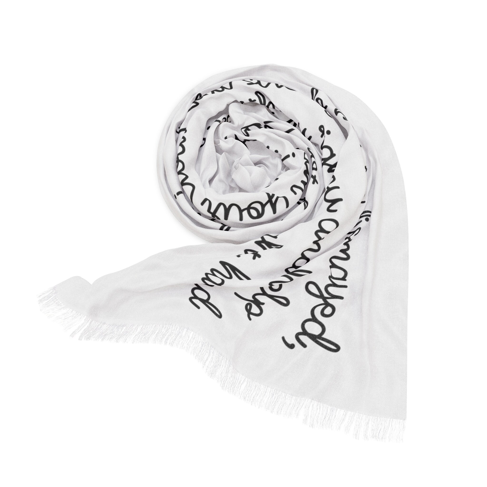 Custom Scarf Bible Verse Gift Custom Christian Gift Scripture Christian ...