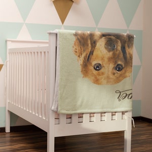 Custom Dog Face Blankets, Pet Blanket Using Pet Photo + Name, Fleece Dog Blankets, Customized Photo Throws, Dog Dad Gifts, Pet Lover Gifts image 10