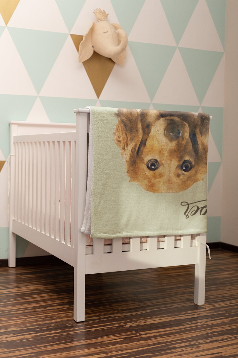 Custom Dog Face Blankets, Pet Blanket Using Pet Photo + Name, Fleece Dog Blankets, Customized Photo Throws, Dog Dad Gifts, Pet Lover Gifts image 10