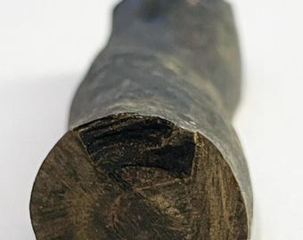Genuine Natural Hawaiian Black Coral Raw Branch Specimen Harvested in 1980s 3.25"