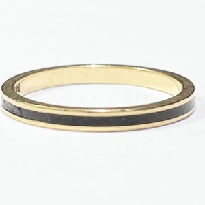 14K Hawaiian Enamel Ring Guard