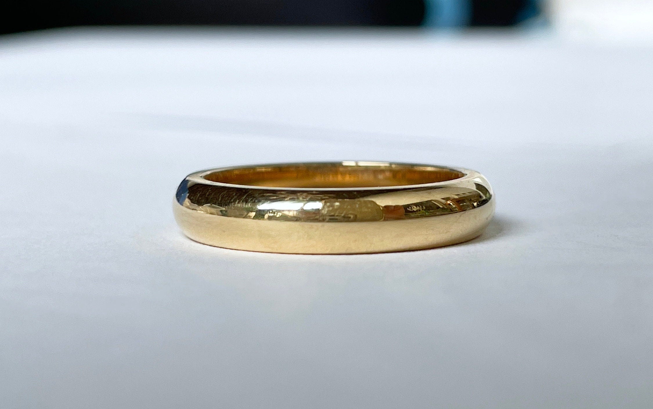 Cartier 1895 Wedding Band Width 4 Mm 18K Yellow Gold (750/1000