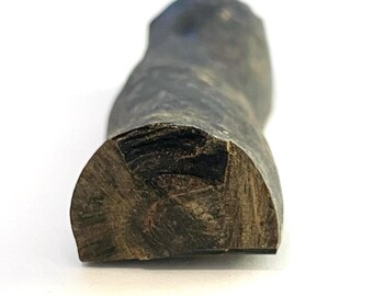Genuine Natural Hawaiian Black Coral Raw Branch Specimen Harvested in 1980s 3.25"