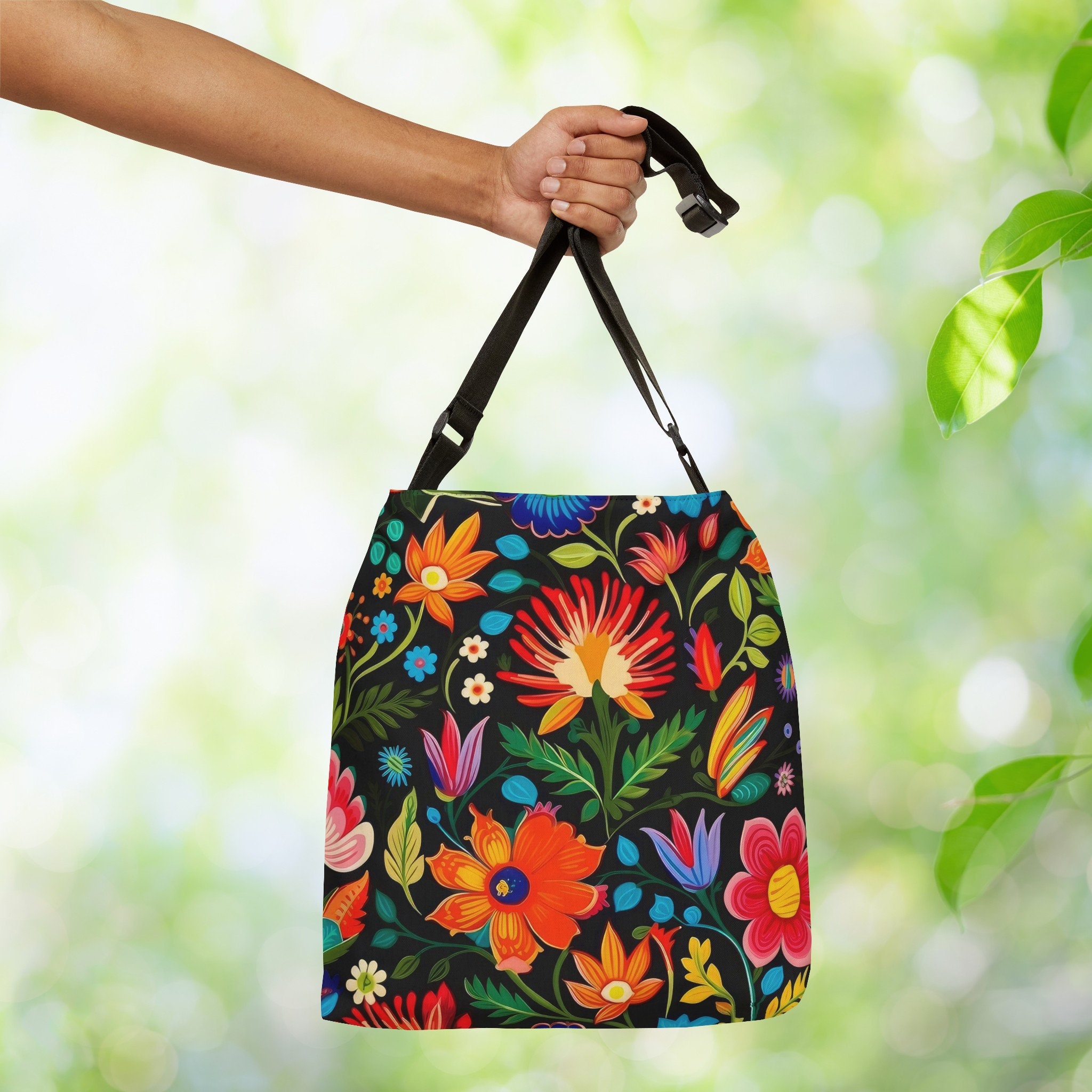 French Style Petal Flower Tote Bag One Shoulder Crossbody