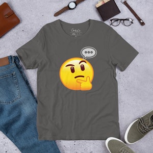 Fun T-shirts, Thinking emoji