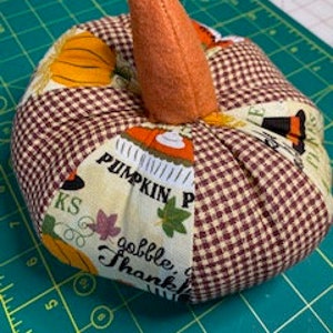 Pumpkin Sewing Pattern, PDF sewing instructions, Fall Decorations, digital sewing pattern