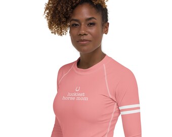 Horse Mom Equestrian Shirt In Pink