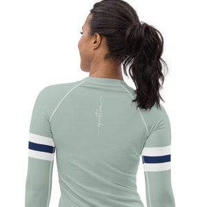 Equestrian Gift - Equestrian Clothing - Equestrian Long Sleeve Top - Horseback Riding Shirt -  Equestrian Shirt - Mint Green