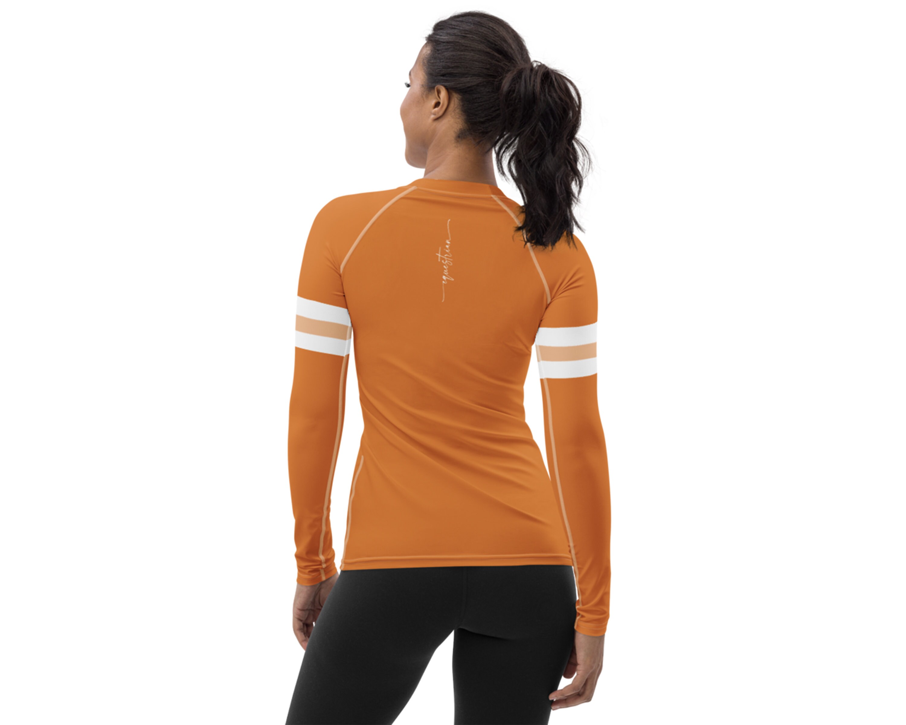 Chemise équestre pour femme - Orange brûlé - France