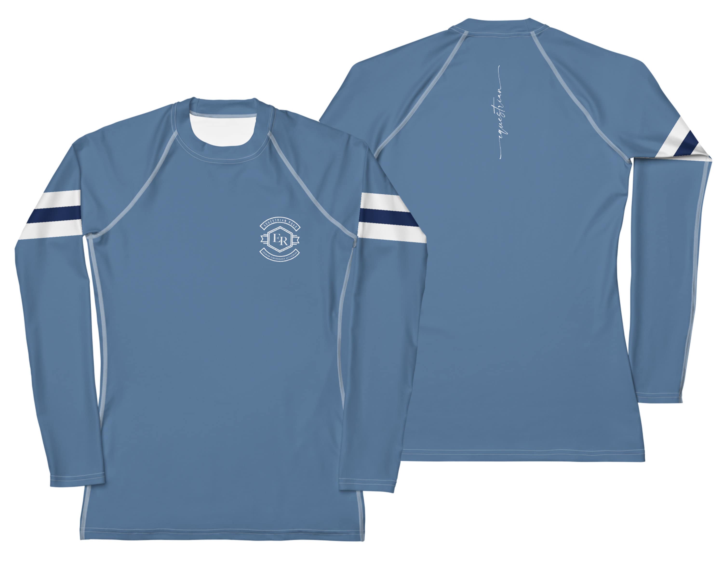 Chemise de soleil équestre à manches longues pour enfants