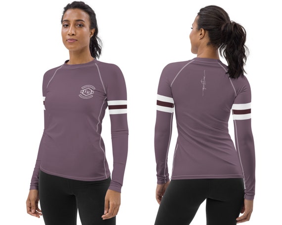 Chemise de concours équestre western violette et noire