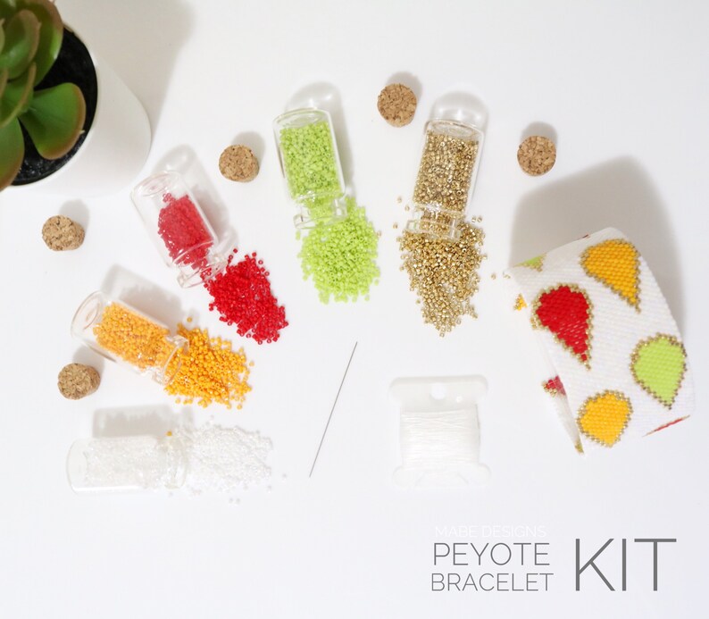 Peyote bracelet patterns flat even count peyote Peyote bracelet kit beaded bracelet tutorial seed bead patterns peyote beading patterns