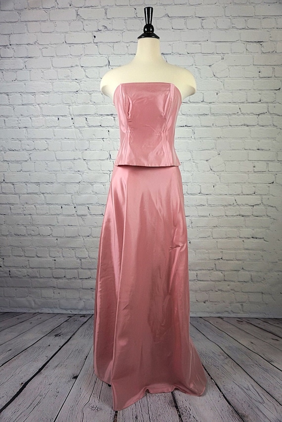 Vintage Dress | Michaelangelo Dusty Rose, Two Piec
