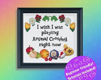 Animal Crossing Cross Stitch Pattern: New Horizons (Digital PDF)