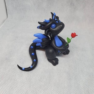 Romantic Dragon with Rose