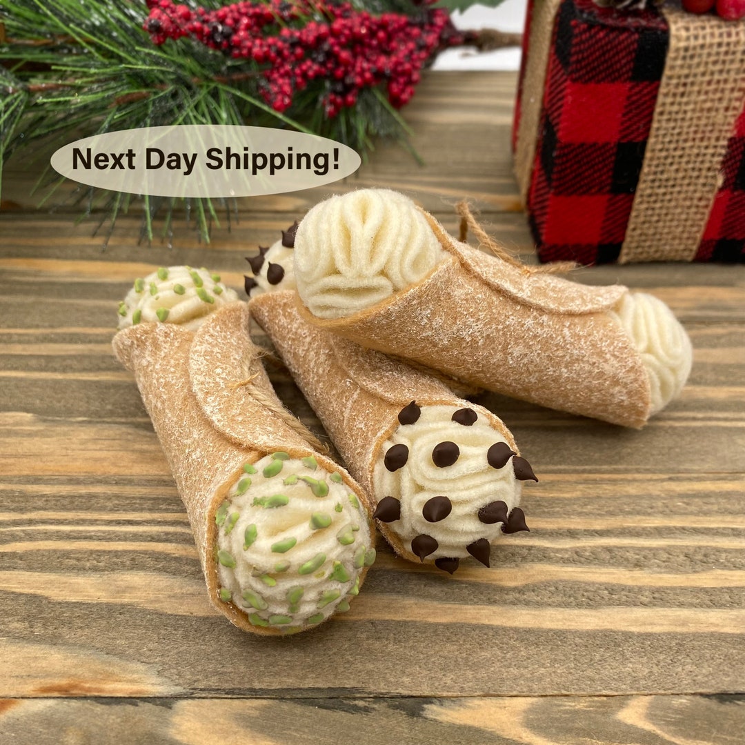 Cannoli Christmas Ornament 