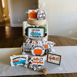 Fall Tier Tray, Fall Decor