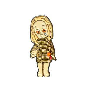 Little Miss No Name doll enamel pin