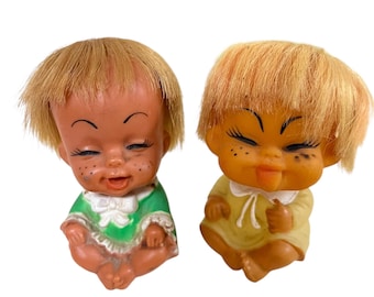 Vintage Moody Cuties figurine set
