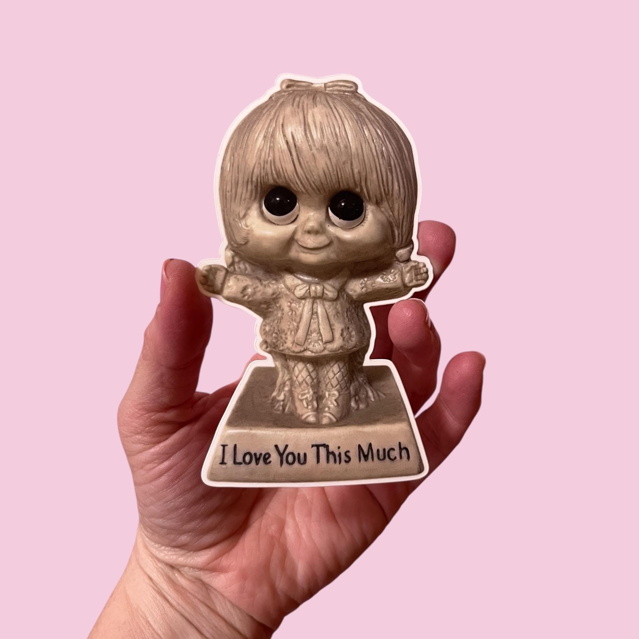 I Love You This Much Figurine - Etsy