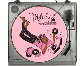 Melody Tote Ponytail vinyl DJ record slipmat - LIMITED EDITION!