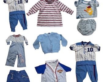 LOT of 7 vintage boys clothes - made in USA and Japan