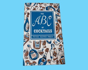Vintage The ABC of Cocktails recipe book Peter Pauper Press