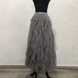 Onregelmatige Tulle rok/Bruidsmeisjesjurk/Tulle rok/Custom Tulle rok/rok/vrouwen Tutu
