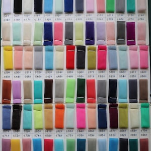 Tulle sample, color template