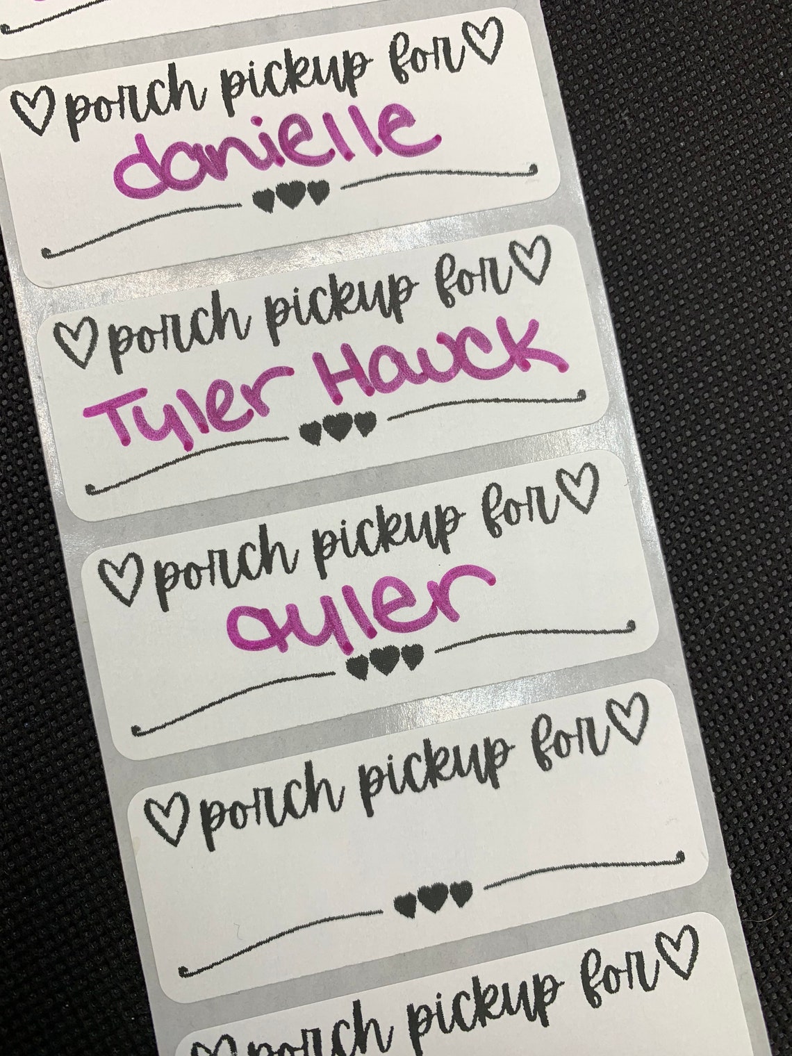 Small Business Seller Gift Package Label Stickers Porch Pickup Etsy