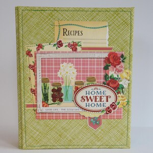 Familiealbum, receptenboek, album keukenverhalen, plakboek