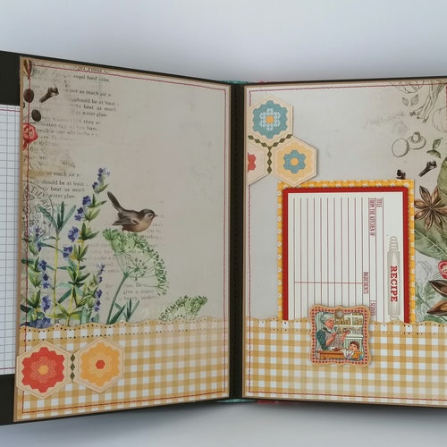 Handmade photo album, recipe book, family album, scrapbook buying