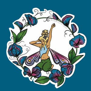FISCHE: Sternzeichen Fee Sticker