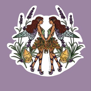 Adesivo de GÊMEOS: Fada do Zodíaco