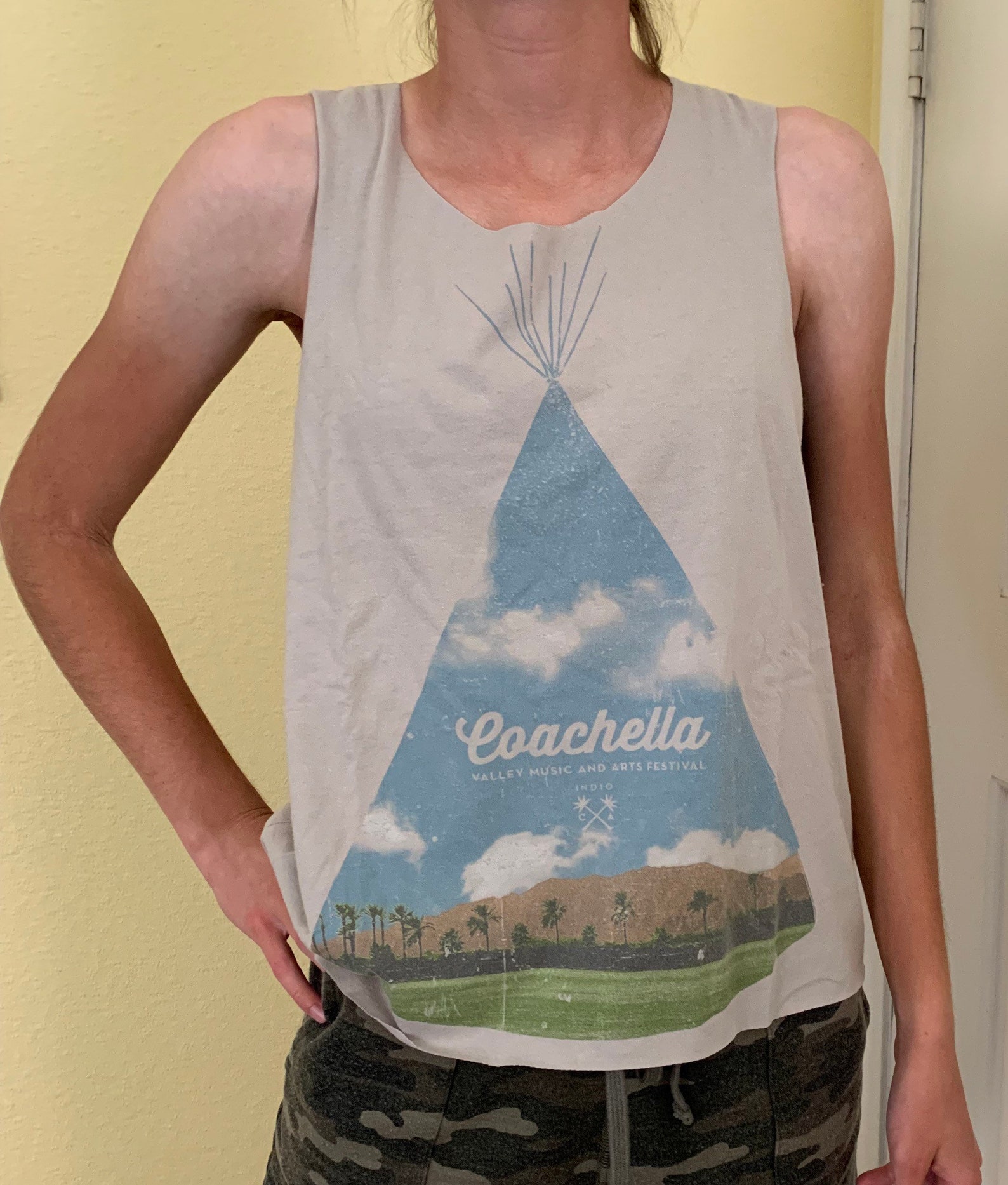 Coachella Festival 2013 crop t shirt Etsy