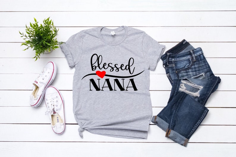 Download Blessed Nana SVG Granny instant Download Grandma dxf | Etsy