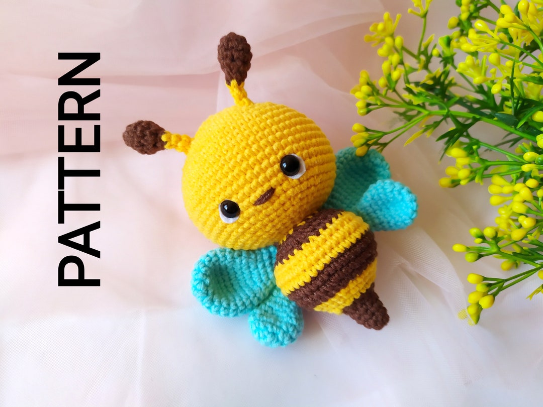 Crochet Bee Pattern. Amigurumi PDF Pattern. Bee Knitting Pattern ...