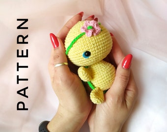 Crochet turtle pattern. Stuffed toy pattern. Crochet doll pattern. Knitting pattern soft toy