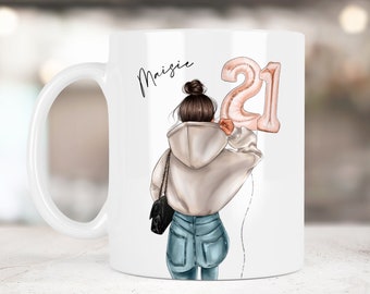Personalised Birthday Mug | 18th | 21st | 25th | 30th | Birthday Gift | Ceramic Mug | Gift For Her | Birthday Girl Mug | Best Friend Gift