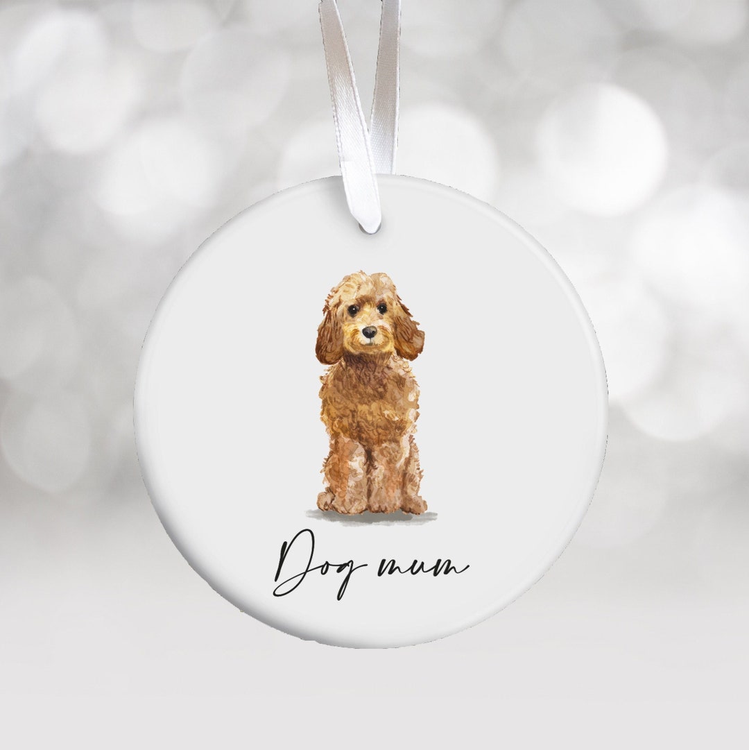 Personalised Dog Mum Bauble Cockapoo Springer Spaniel Pug Beagle ...