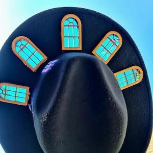 Gothic Fedora Hat – Witchy Cottagecore Style – Unique Magical Hat