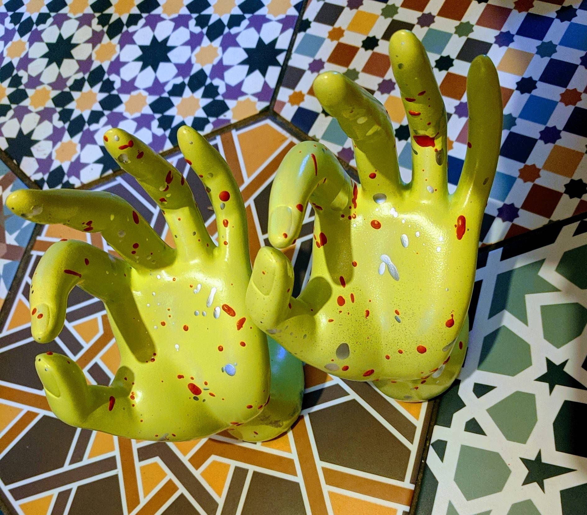 Quirky Curtain Tie Backs Creepy Horror Tie Backs for A Etsy UK