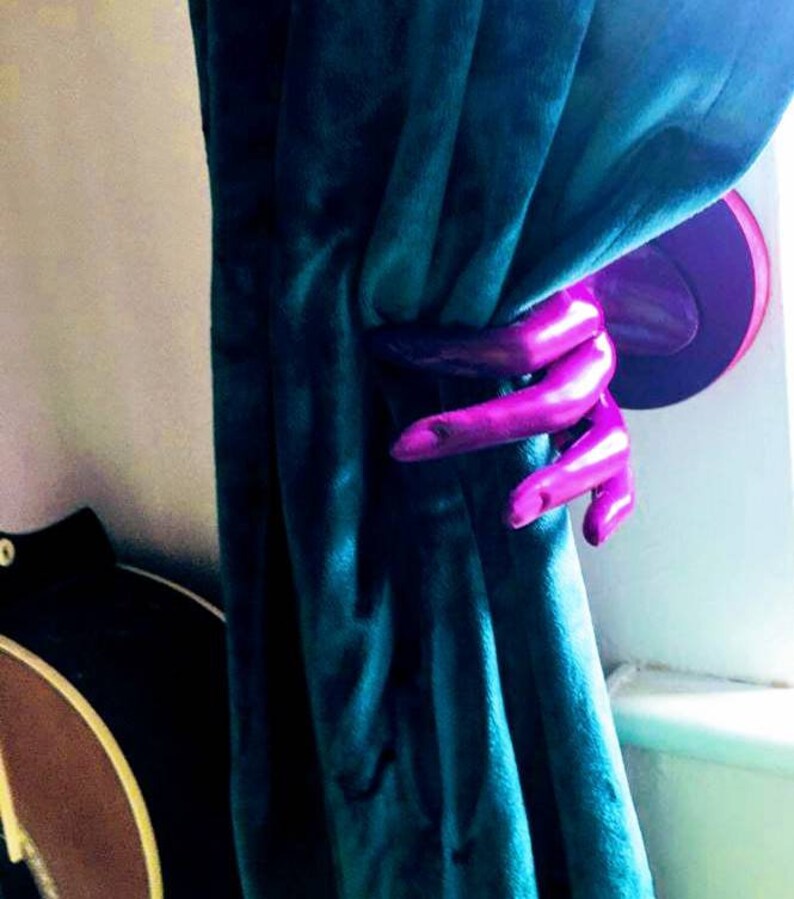 Quirky Curtain Tie Backs Creepy Horror Tie Backs for A Etsy UK