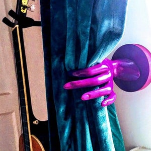 Mannequin Hand Curtain Tiebacks: Upcycled Home Decor, Any Color